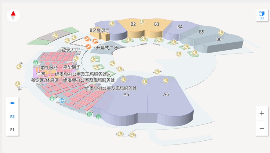 展馆室内地图 展馆室内地图